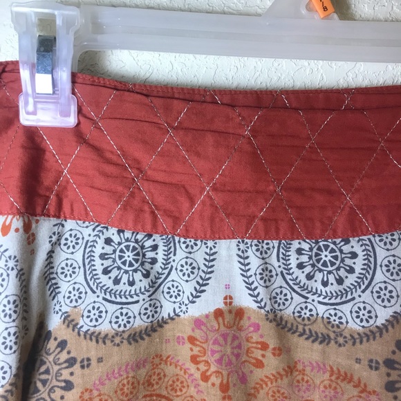 (Must bundle) - Gadzooks-  Boho cotton skirt with tulle - Picture 2 of 8